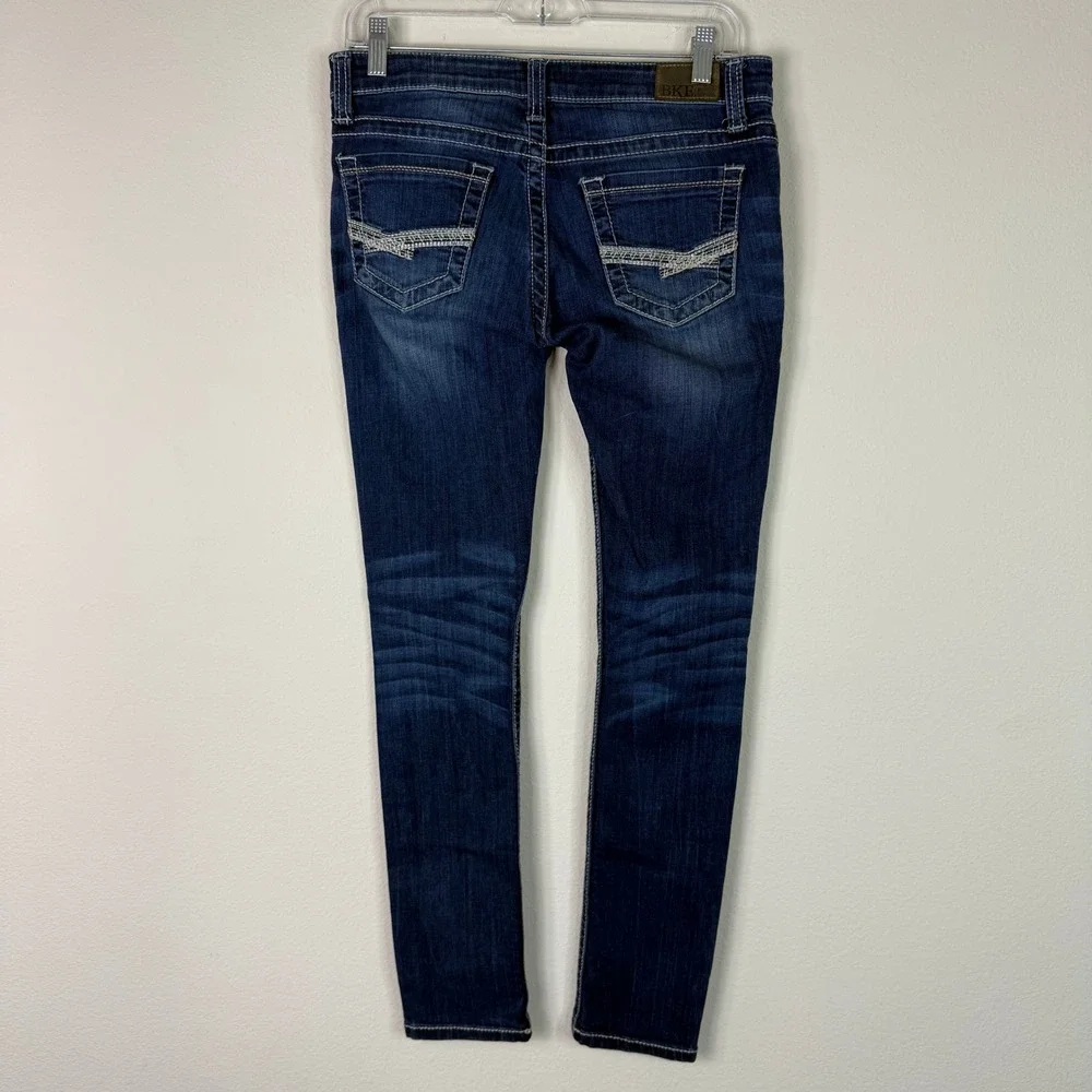 BKE Denim Women's Stella Skinny Denim Ankle Jeans Blue Size 27 X 31.5R